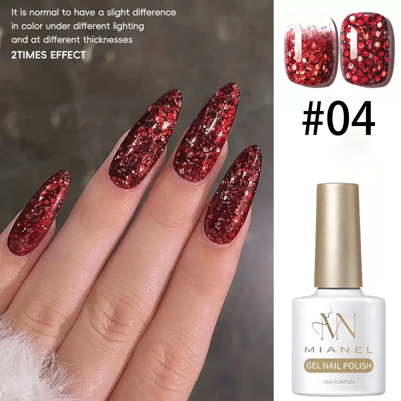 12ML 1-21PCS Autumn Nails Red through half the Sky Cat Eye Nail Glue Halloween New Whitening Glass Bead Cat Eye Nail Polish