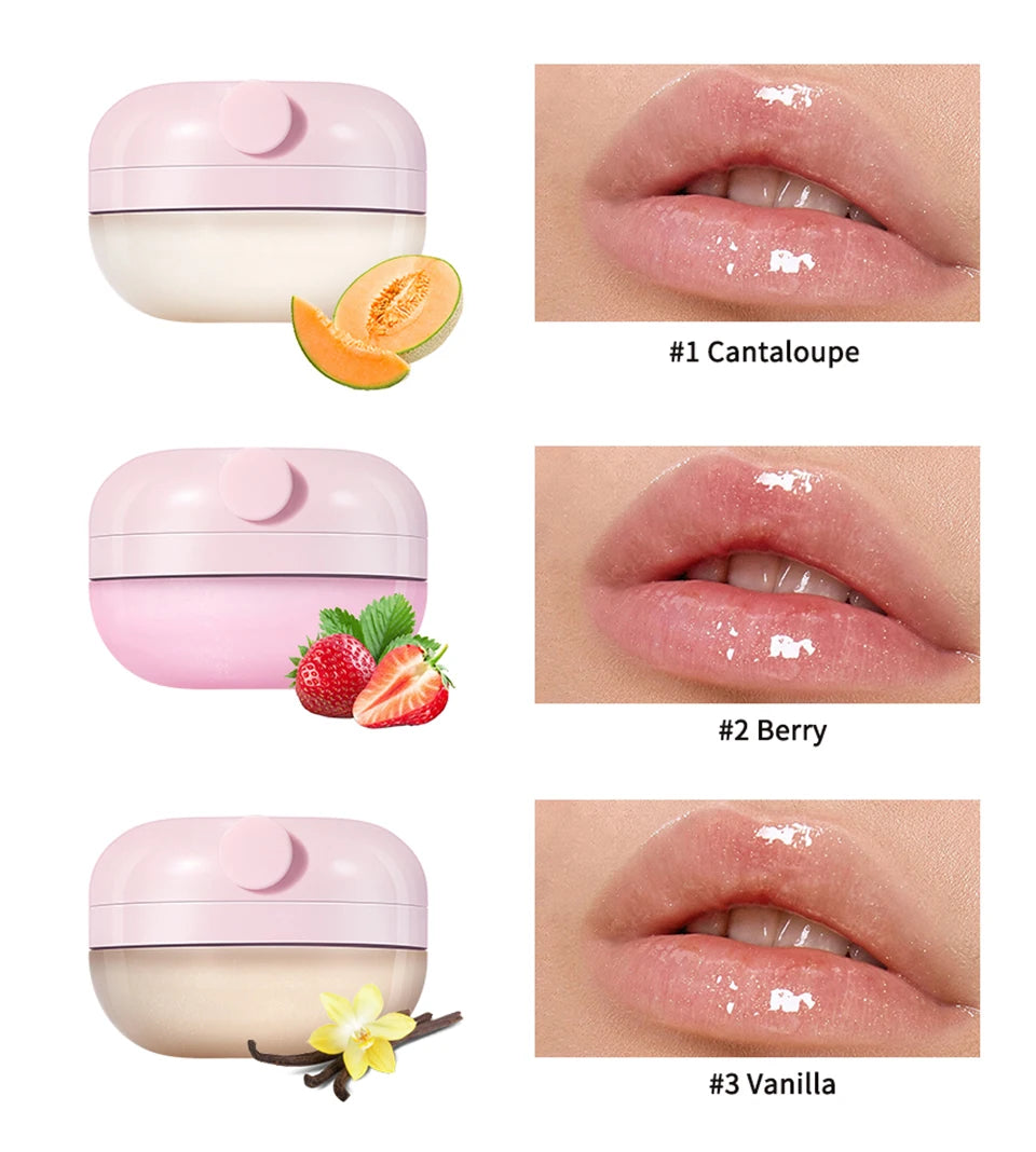 Deep Moisturizing Lip Balm Set Smoothes Lip Wrinkles Nourishing Lip Care Balms Long-lasting Moisturizing Plump Lips Perfect Gift