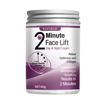 YUITIKUE Instant Face Lift Cream - Retinol, Hyaluronic Acid, Collagen, For Firm & Smooth Skin, 100g