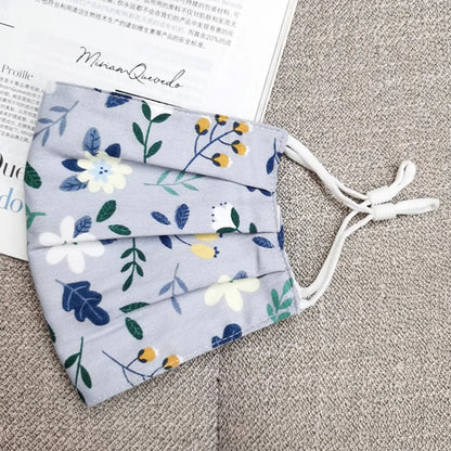 Breathable Cotton Printing Mask Fashion Washable Anti-UV Riding Face Mask Skin-Friendly Anti Dust Sunscreen Mask Outdoor Sports