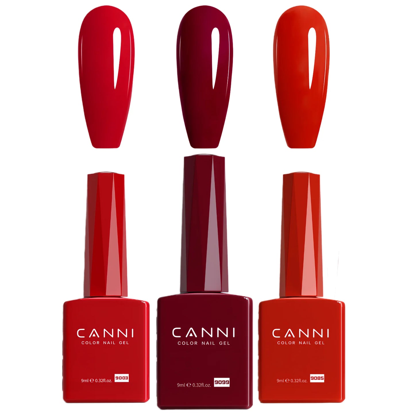 9ml CANNI TPO FREE HEMA FREE Ultra Consistency Nail Gel Polish Set Round Brush Semi Permanent Soak Off UV LED Gel Nail Kit
