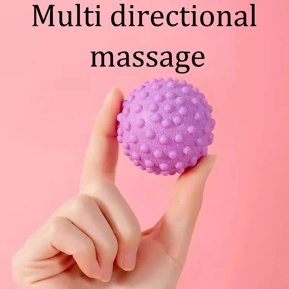 Solid Fascia Ball Raised Point Massage Ball TPR Posture Master Yoga Ball Waist Back Hand Foot Pain Relief Plantar Massage Tools
