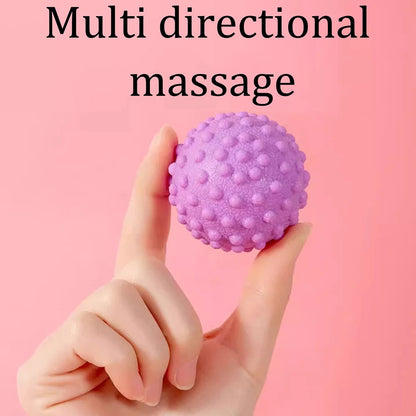 Solid Fascia Ball Raised Point Massage Ball TPR Posture Master Yoga Ball Waist Back Hand Foot Pain Relief Plantar Massage Tools