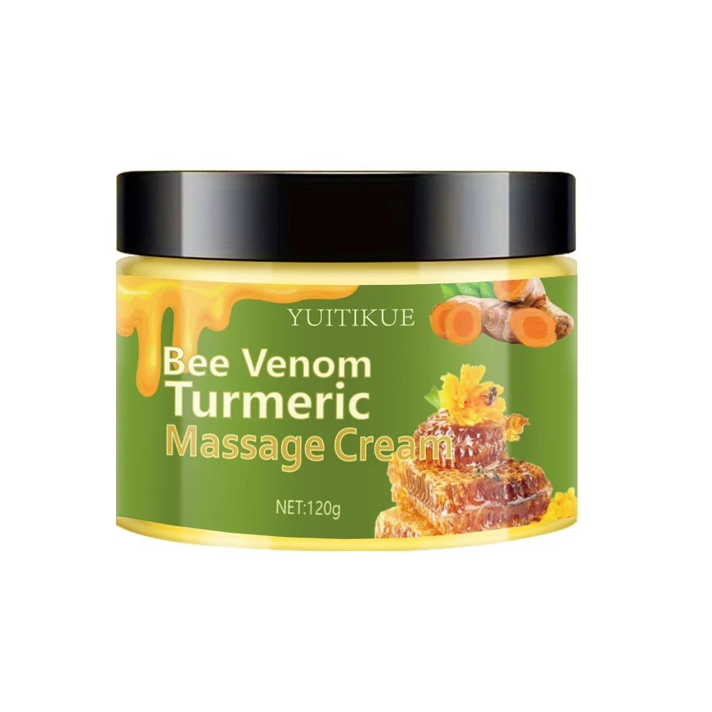 YUITIKUE Firming Cream 120g - Bee venom and turmeric, firms, nourishes, and revitalizes, fast-absorbing.