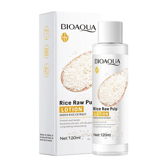 BIOAQUA Whtie Rice Face Lotion Whitening Moisturizing Anti Wrinkles Anti Wrinkles Anti-Aging  Facial Serum Essence Skin Care