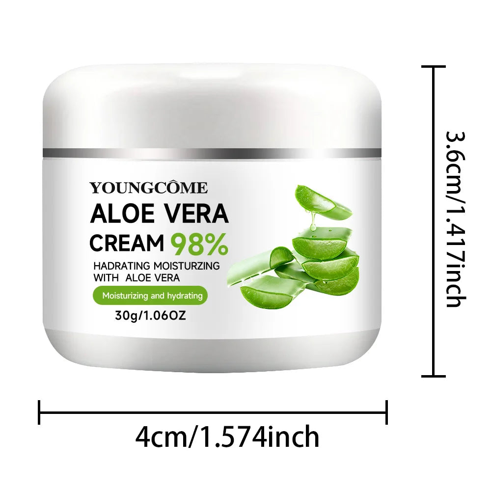 98% Aloe Vera Face Cream Moisturiser Facial Anti Aging Whitening Skin Care Repair Fade Fine Lines Wrinkle Remover Face Cream