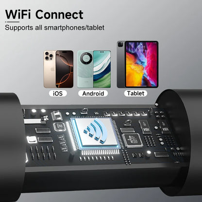 4.2MM Mini Otoscope Camera WIFI Wireless Endoscope  Visual Ear Wax Cleaning Portable HD Otoscope For iphone xiaomi huawei