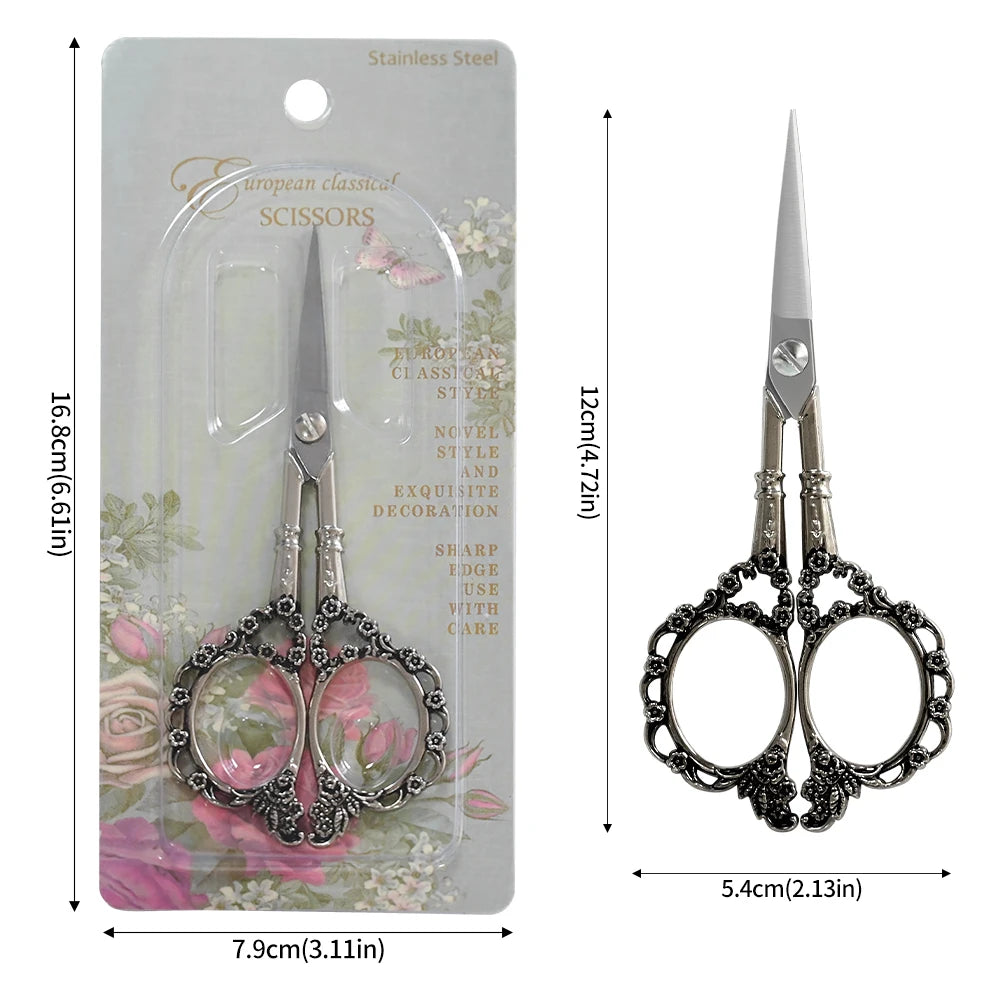 1pc Genuine Stainless Steel Nail Scissor Retro Finger Toe Dead Skin Remover Makeup Tool Nail Multi-Function Manicure Tool BZY888