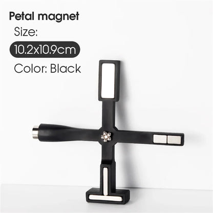 RSNAIL 4 in 1 Cat Eye Nail Magnet 3D Love Heart Nail Magnet Tool Green Multifunctional Nail Magnetic Stick for DIY Gel Polishing