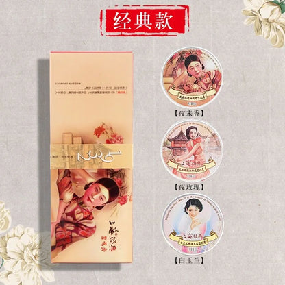Shanghai classic cream vanishing cream 80g*3 sets (Tuberose + Magnolia moisturizing cream + night rose)