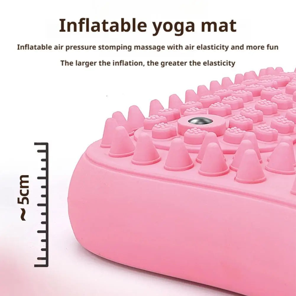 Inflatable Foot Stepper Anti Slip Massage Mat Magnetic Acupressure Pad Home Foot Circulation Relaxation Gift Health Care Tool