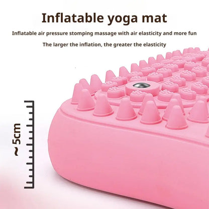 Inflatable Foot Stepper Anti Slip Massage Mat Magnetic Acupressure Pad Home Foot Circulation Relaxation Gift Health Care Tool