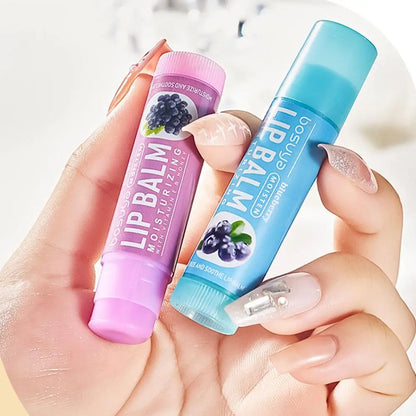6PCS Assorted Fruit Flavor Lip Balm Set - Deeply Moisturizes and Hydrates for Preventing Chapped Lips in Winter Lip Care