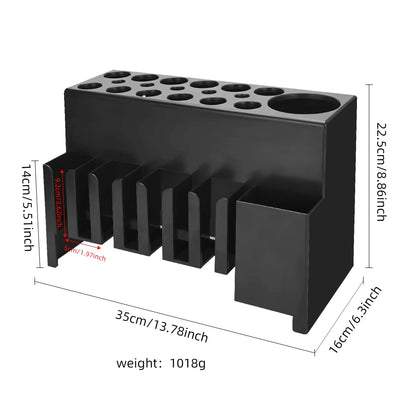 Durable Carbon PP Barber Hairstylist Organizer Tools Holder Functional for Home Hair Salon Barber Shop Storage Stands And Racks
