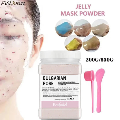 650g/200g Jelly Mask Powder Rose Masks Peel Off Hydroplastic Crystal Collagen Facial Jelly Mask for Face