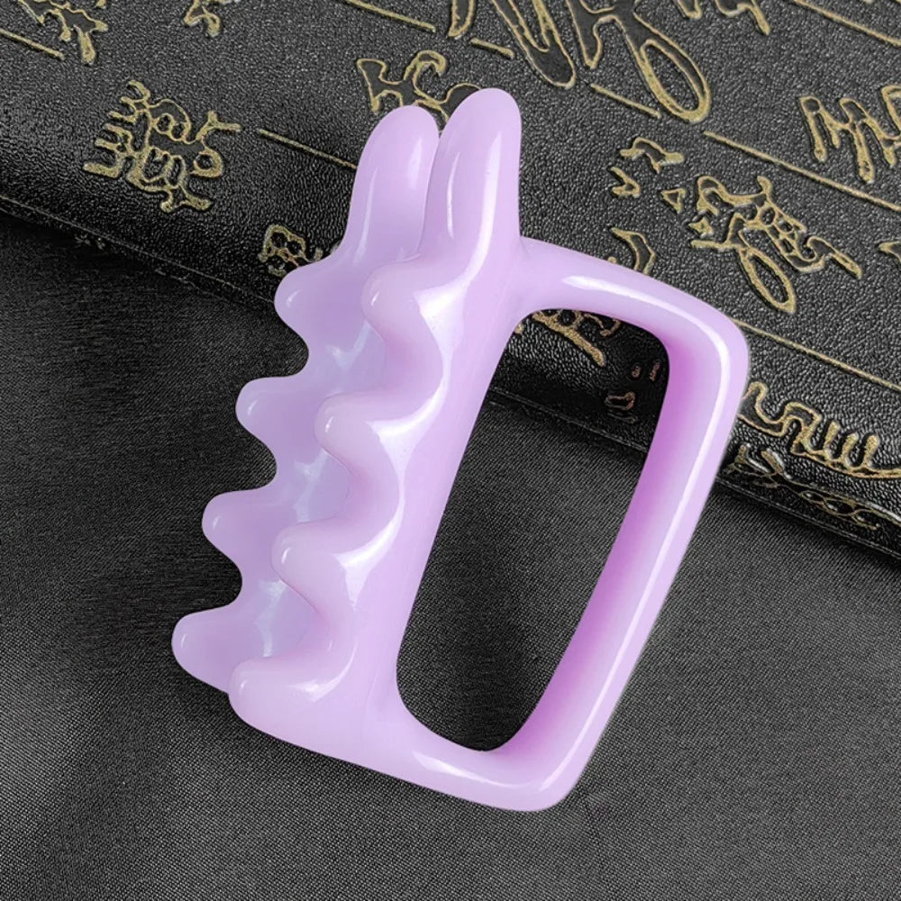 Handheld Face & Body Massager – Resin Guasha Tool for Neck, Shoulder, Back Relaxation, Stress Relief Body Massager