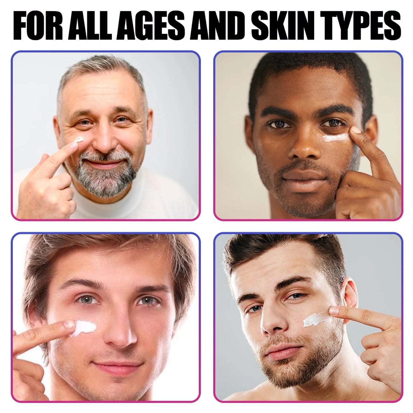 Anti-Wrinkle Cream for Men Mild Moisturizing Removing Wrinkles Firming Lifting Neck Fade Fine Lines Anti-Aging Facial Treatment