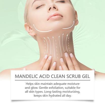 HOYGI Aloe Vera Exfoliating Gel Dead Skin Removal Deep Cleansing Pores Smooth Moisturizing Reduce Dryness Oil Control Skin Scrub
