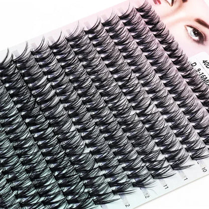 48/60/160/280Pcs Cluster Natural Eyelashes Extensions Lashes Clusters False Eyelash Clusters Extensions Individual Lashes Makeup