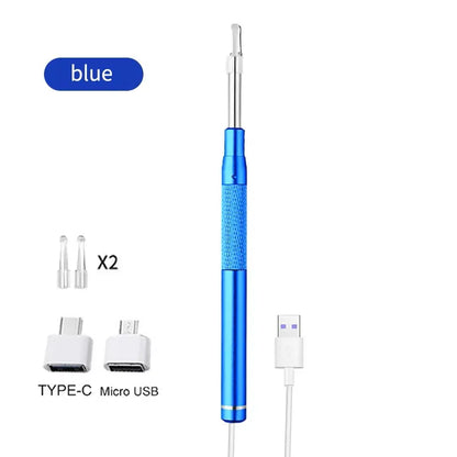 5.5MM HD Visual Ear Endoscope 3in1 USB Otoscope Ear Wax Removal IP67 Endoscope Mini Camera Otoscope Health Care For PC Android