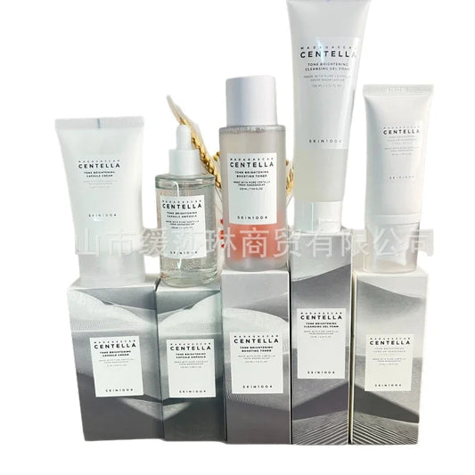 SKIN1004 White Full Series Skin Care Angel Whitening Essence Facial Cleanser Cream Toner Sunscreen Combination Set