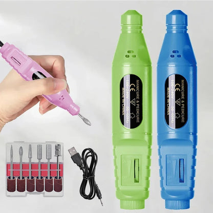 LINMANDA Electric Nail Drill Machine Nail Art Tools Machine Manicure Milling Cutter Nail Art Nail Drill Pen Salon Nail Equipment