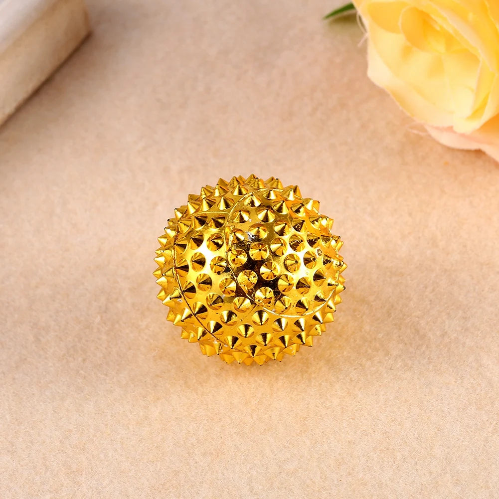 1 Pair Yoga Fitness Ball Magnetic Therapy Massage Magnet Hand Acupuncture Ball Acupoint Needle Massage Men Women Pressure Relief