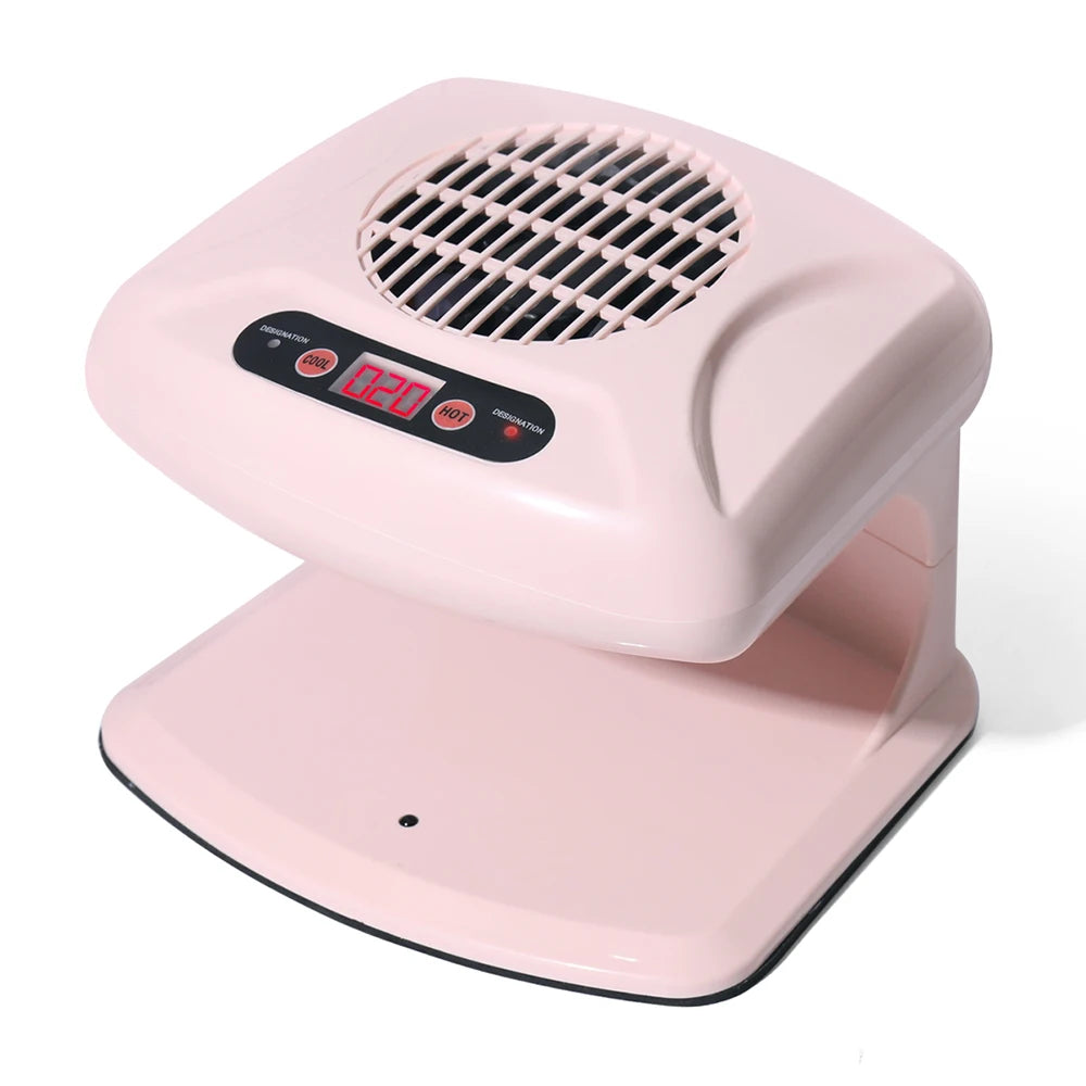 LULAA Air Nail Dryer Automatic Sensor 300W Timing Nail Fan Blow Hands and Feet Warm & Cool Wind Blower Dryer For Nail Polish
