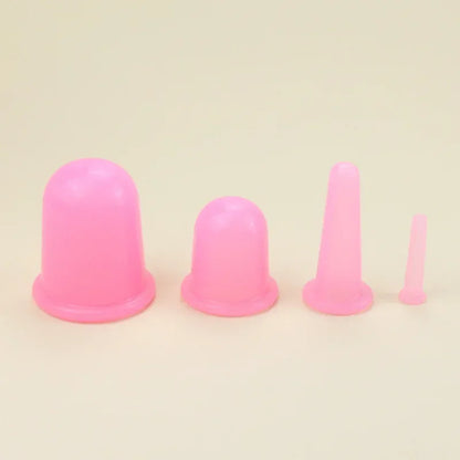 Vacuum Cupping Glass Jar Cellulite Massager For Face Acupuncture Facial Suction Cups Face Neck Lift Skin Scraping Beauty Tool