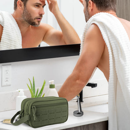Tactical Toiletry Bag For Men Hygiene Bag Tool Molle Pouches Small Dopp Kit Mens Shaving Kit Travel shower Makeup Cosmetic Bag