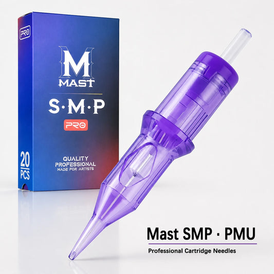 Mast PRO Tattoo Cartridge Needles SMP Art Makeup Needle 1RL 3RL Round Liner Permanent Makeup for Eyeliner Lip Tattoo Supplies