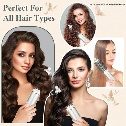 FlexStyle Small round Brush Attachment for Straight Wavy Curly And Frizzy Hair Styles