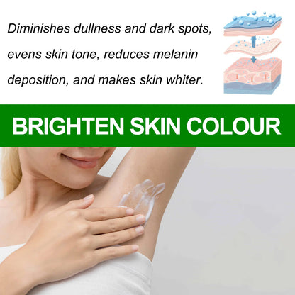 EELHOE Retinol Whitening Cream Private Part Armpit Knee Buttocks Moisturizer Dark Skin Bleaching Lighten Melanin Brighten Cream