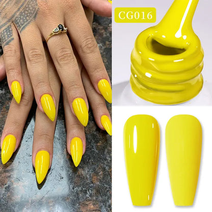 BORN PRETTY 10ml Nude Pink Gel Nail Polish Varnis Semi Permanent Nail Gel Varnish Soak Off UV Gel for Valentine's Day Gift Nails