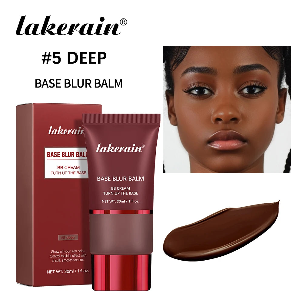Matte Foundation Base Blur Soft Focus Matte Full Coverage Natural Fit Face Makeup Lightweight Long-Lasting Concealer BB Cream