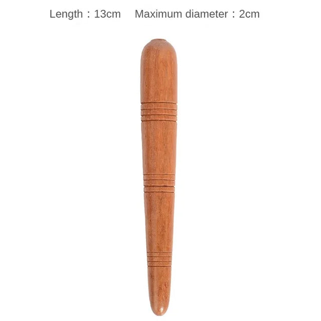 Massage Stick Tool Wooden Foot Spa Physiotherapy Reflexology Thai Foot Massage Health Chart