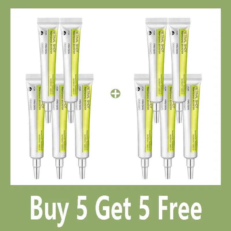 Retinol Shot Eye Cream Anti-aging Eye Serum for Dark Circles Wrinkles Hydrating Essence Firming Treatment Gentle Vitamin C Serum