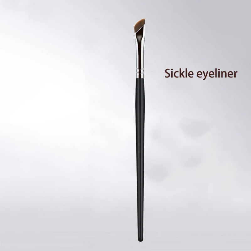 Sickle Eyeliner Brush Eyeshadow Blade Brush Detail Brush Diagonal Eyebrow Brushes Undereyelid To Sleeping Silkworm Makeup Tools