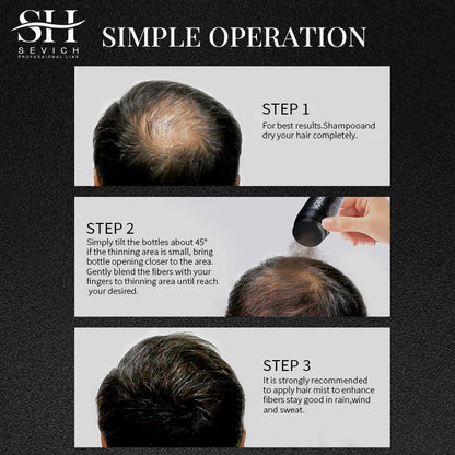 25g Hair Fibers Keratin Thickening Spray Hair Fiber Refill Hair Building Fibers Instant Regrowth Powders Hair Growth Product