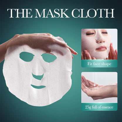 10pcs Vitamin C Niacinamide Retinol Face Mask Anti Wrinkle Moisturizing Brightening Firming Hydrating Facial Masks Skin Care