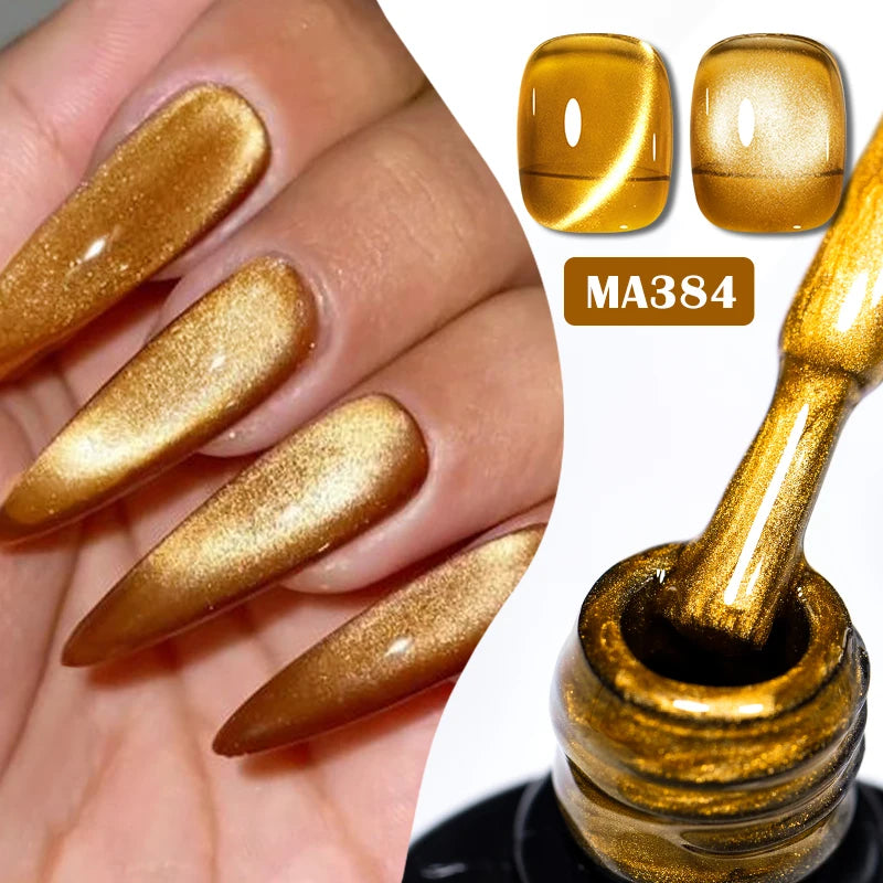 Cat Eye Gel Polish With Nail Magnet Tools For Creating Heart Shapes On Nails Semi Permanent Cat Magnetic Nail Art UV Gel Varnish