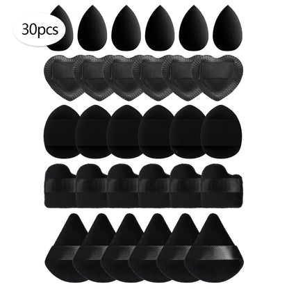 15/30/60 Mini Makeup Sponge Powder Puff Beauty Sponge for Makeup Concealer Liquid Foundation Face Cosmetic Puff Makeup Sponge