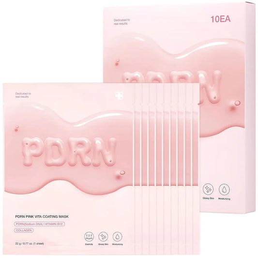 PDRN Pink Vita Coating Mask Deep Collagen Anti Wrinkle Lift Face Mask Overnight Firm Hydrating Moisturizing Glowing Skin Korea