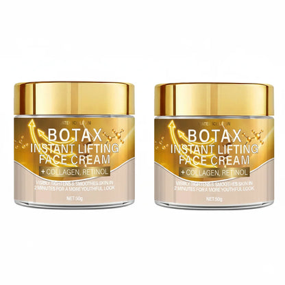 Botax Instant Lifting Face Cream. Collagen Retinol Formula. Visibly Tightens Smooths Skin. 2 Minute Youthful Look. 50g Net.
