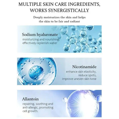 BELYN BERLY Niacinamide Serum for Face 3PCS Brighten Dark Spots Freckle Hyaluronic Acid Moisturizing Facial Serum Skin care
