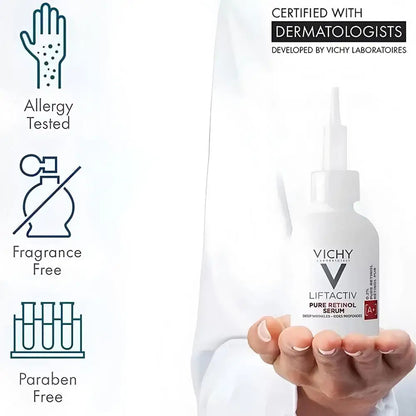 Vichy A+Retinol Essence 30ml 6% VC - Firms Shrinks Pores Tightens Skin Effectively Improves Darkness Long-Lasts Moisture Skin