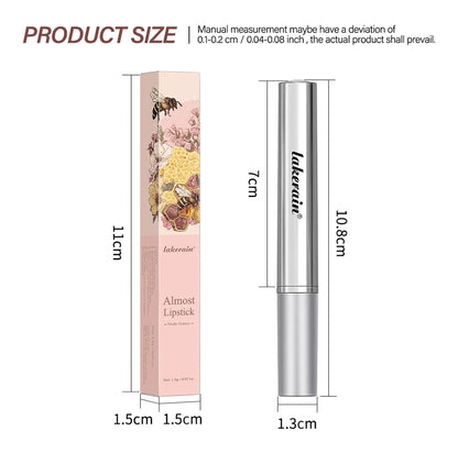 Honey Lipstick Tinted Lip Balm Lip Stain Moisturizing Nourishing Long-Lasting Lipstick for All Skin Tones Natural Woman Makeup