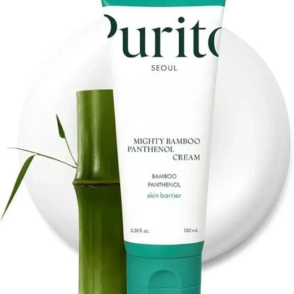 Purito Cream 100ml Bamboo Extract Panthenol Intensive Cream Soothing Moisturizing and Repairing Barrier Skin Care Products