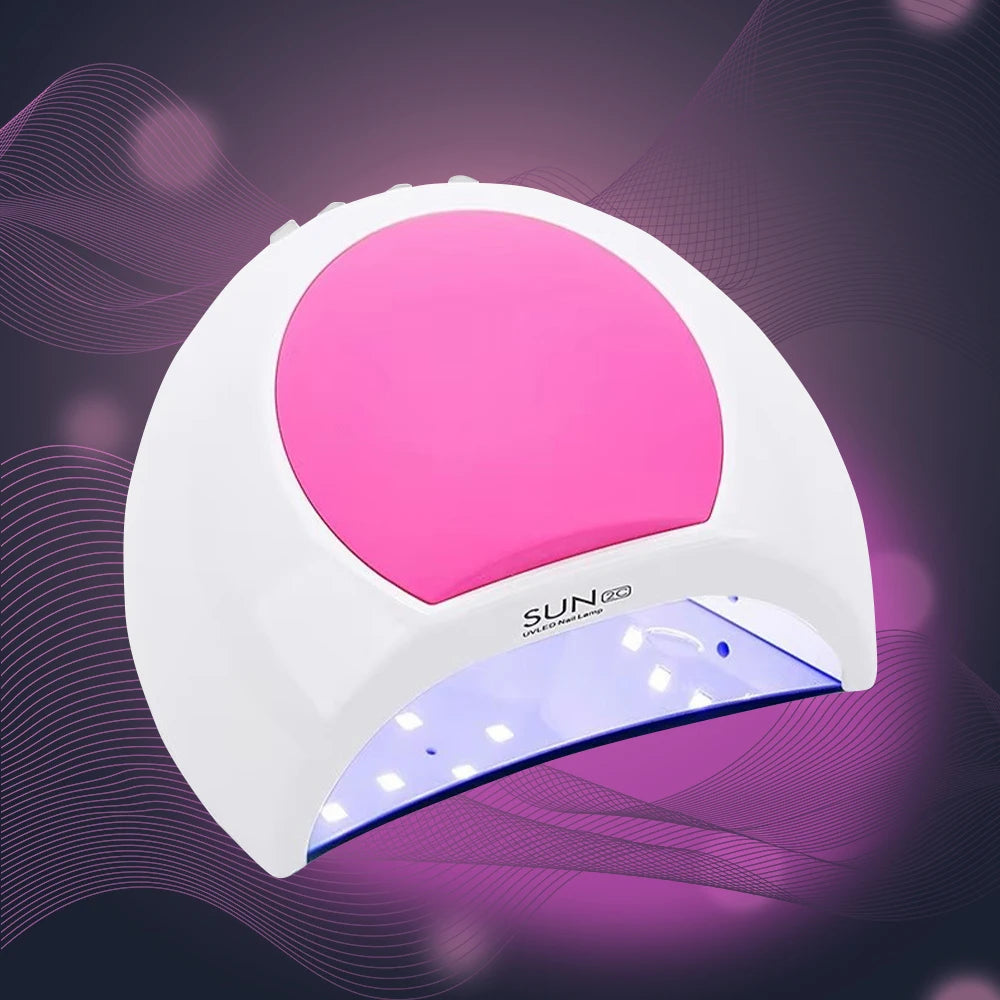 Sun2C UV Nail Lamp 48W Gel Polish Dryer Pedicure Light Manicure Lamp Nail Art Gel Dryer Machine Nail LED Lamp Not Black Handed