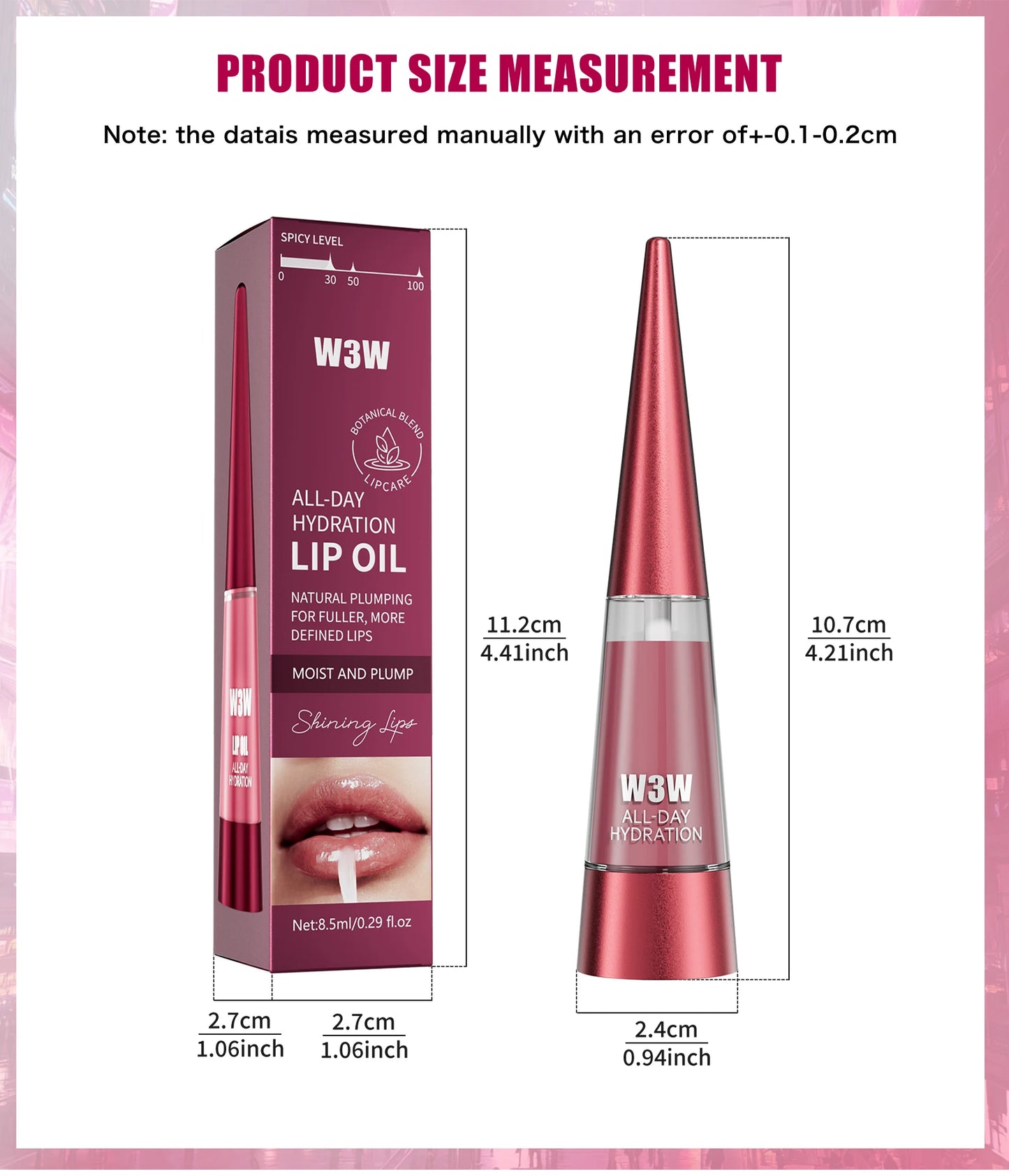 Lip Plumper, Moisturizing, Transparent, Lip Gloss, Stocking Stuffers, Fragrance-free, Korean Cosmetics